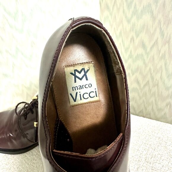 Marco Vicci Lasorda Burgundy Tassel Leather Dress Shoes Mens 9.5 main image 6